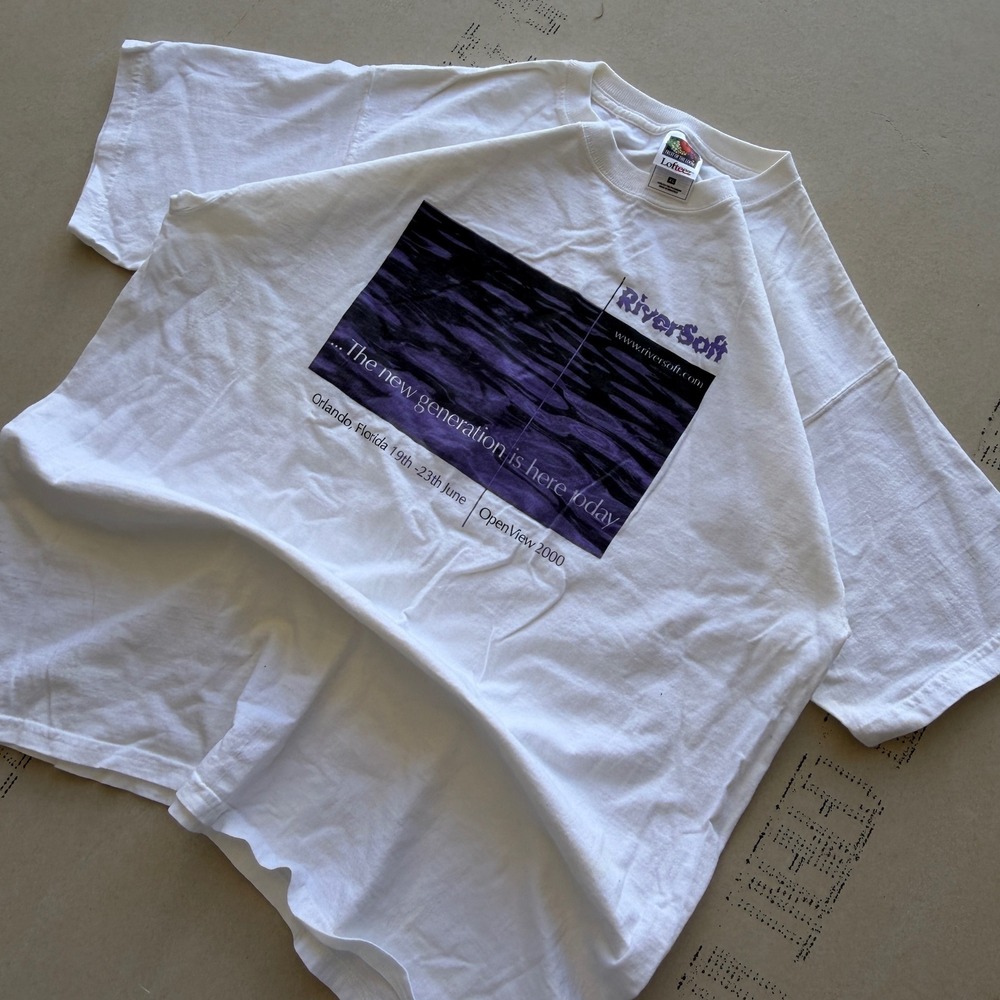 2000 Riversoft Software Promo Tech T-shirt